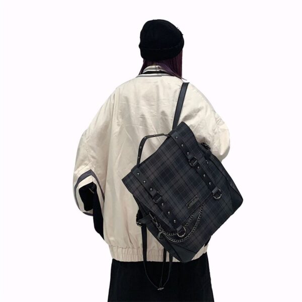 Black emo backpack 2