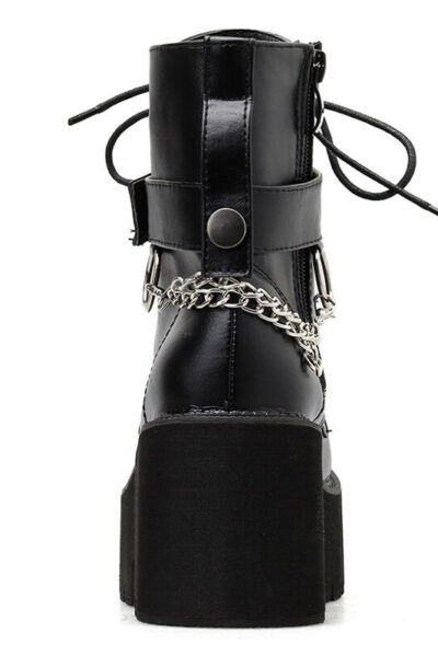 Black emo boots 1