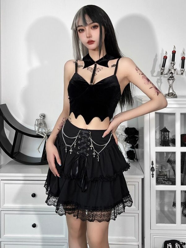 Black emo skirt 3