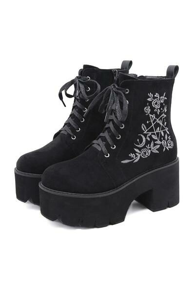 Cute emo boots