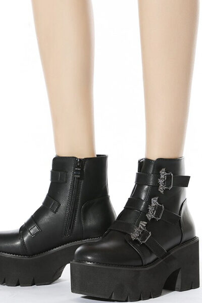 Emo ankle boots 1