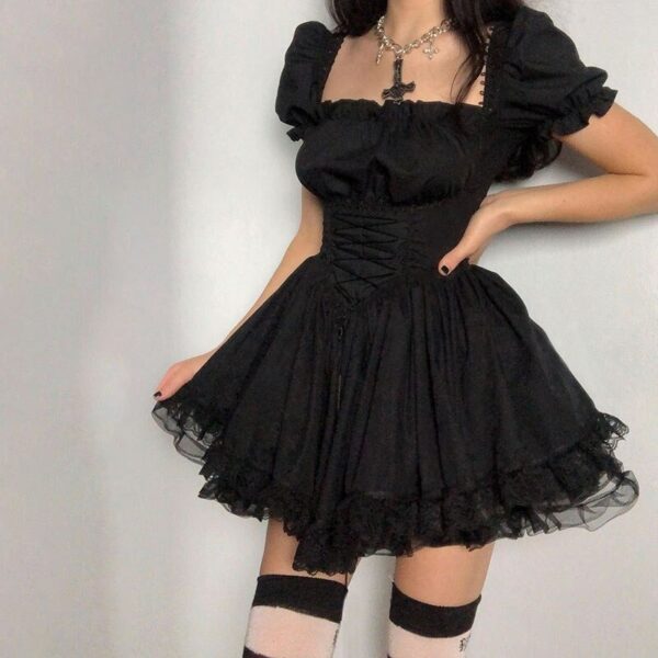 Emo corset dress 1