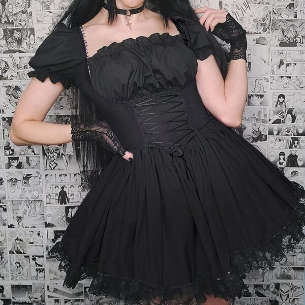 Emo corset dress 3