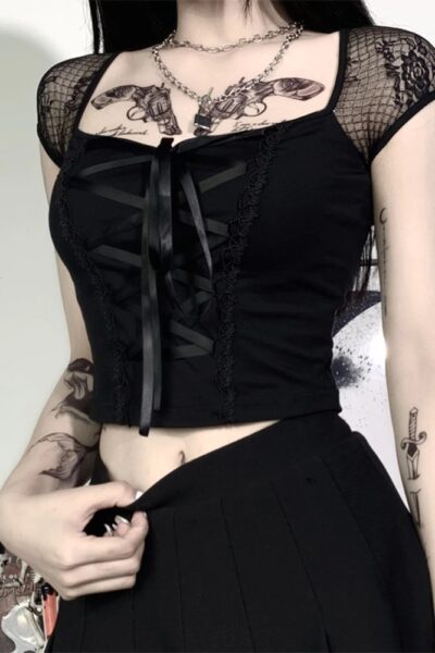 Emo corset top