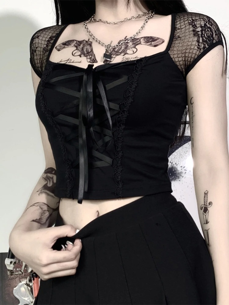 Emo corset top - Emo Clothing