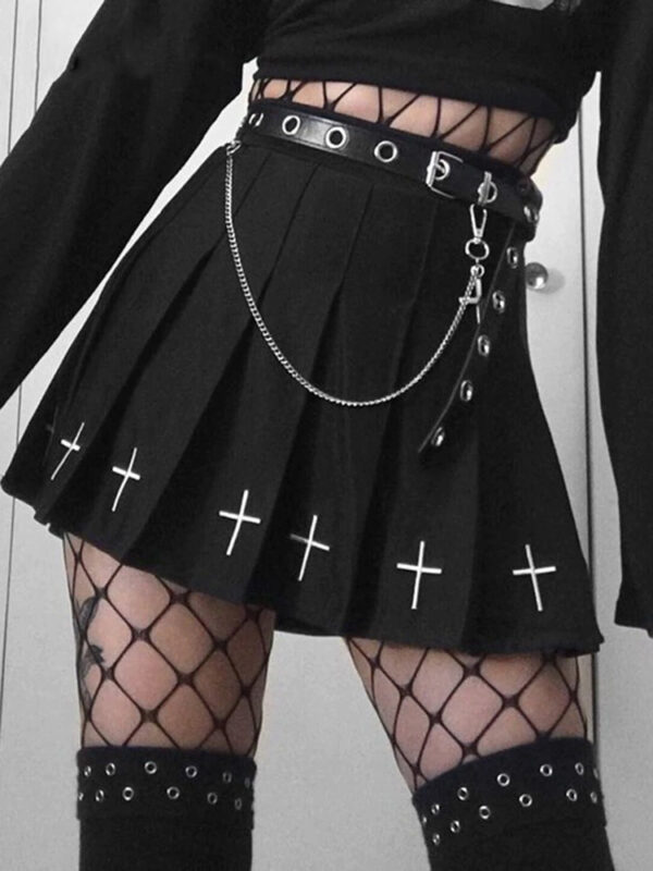 Emo cross skirt