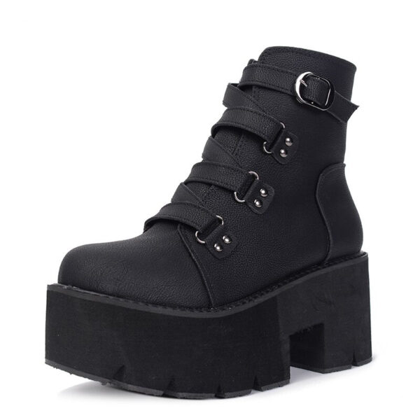 Emo goth boots 3