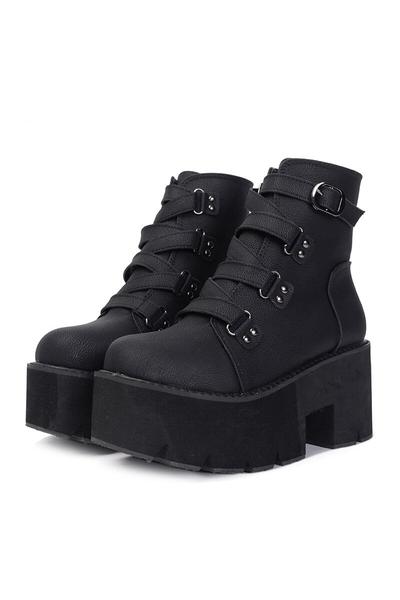 Emo goth boots