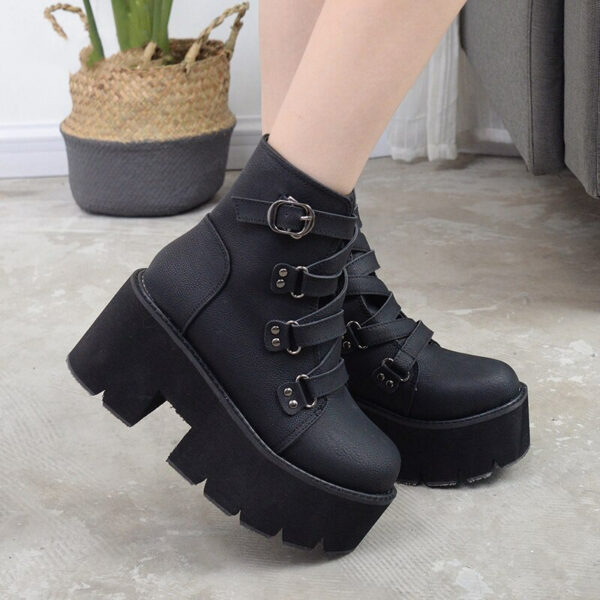Emo goth boots 5