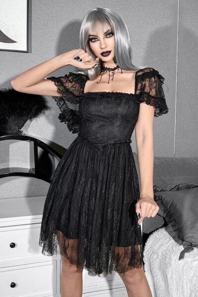 Emo party dress 1
