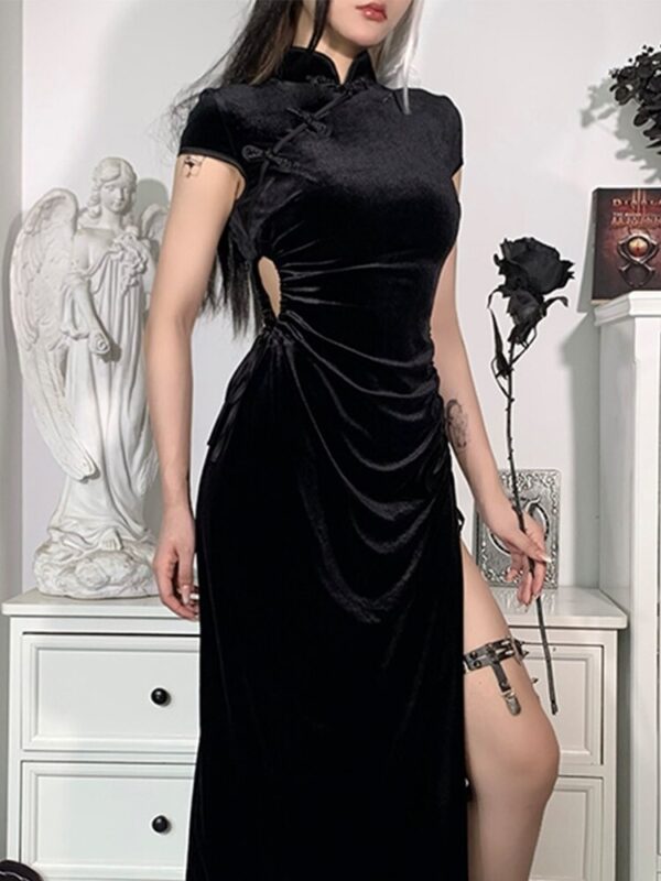 Gothic emo prom dress 2